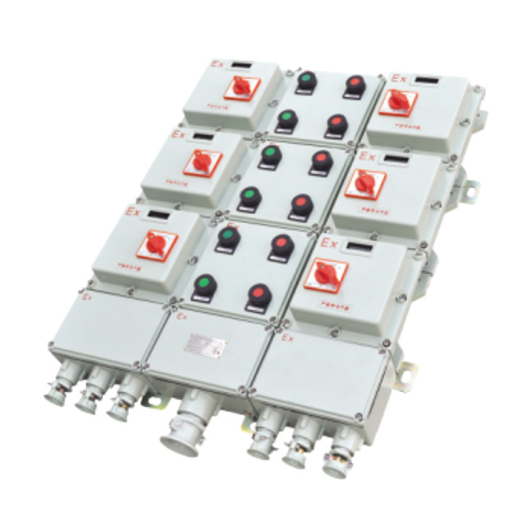 BXQ系列防爆動力配電箱(電磁起動)特點：
<br>1、壓鑄鋁合金或鋼板焊接外殼，表面噴塑。
<br>2、適用于控制多臺電動機，還可為照明或儀表配出電源。
…